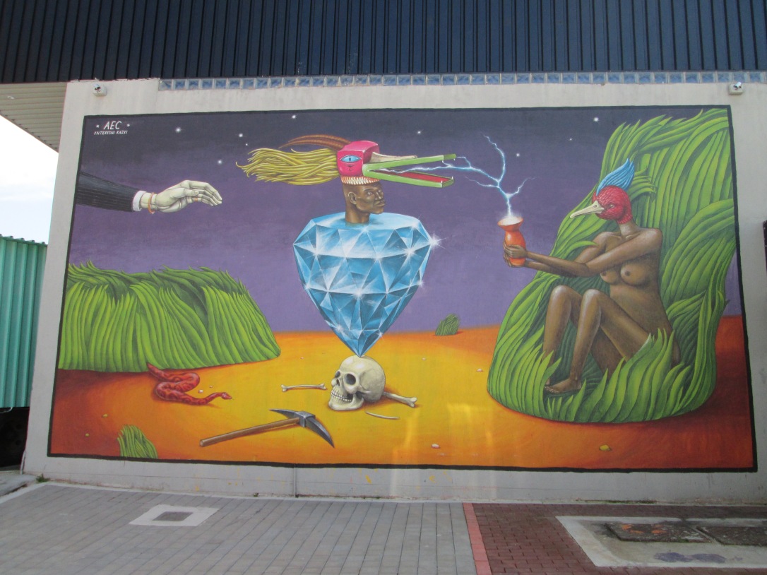 Street art grafiti in Johannesburg